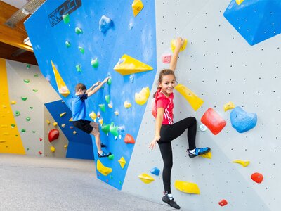 Indoor Bouldern mit Kindern